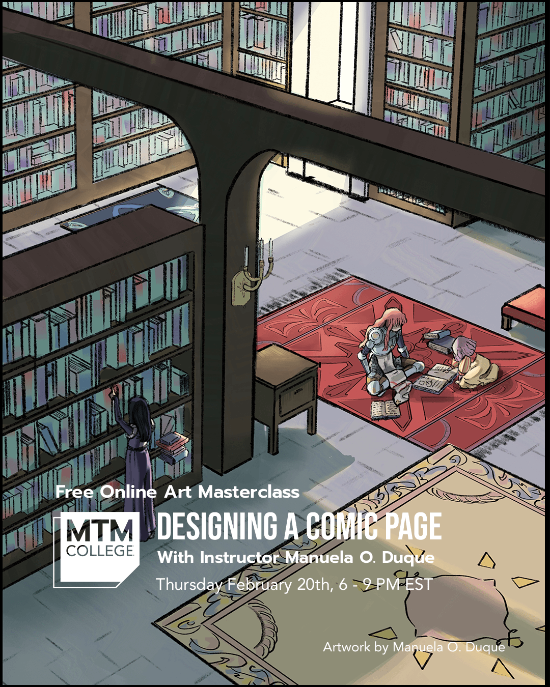 Comic Designing Free Online Masterclass: Designing A Comic Page! | Simpli